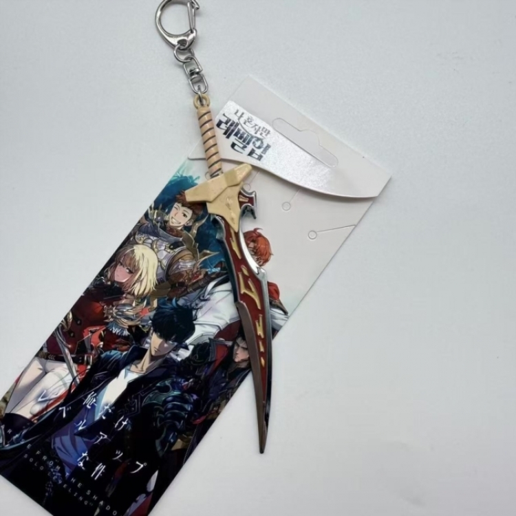 Solo Leveling:Arise Anime character metal keychain backpack pendant