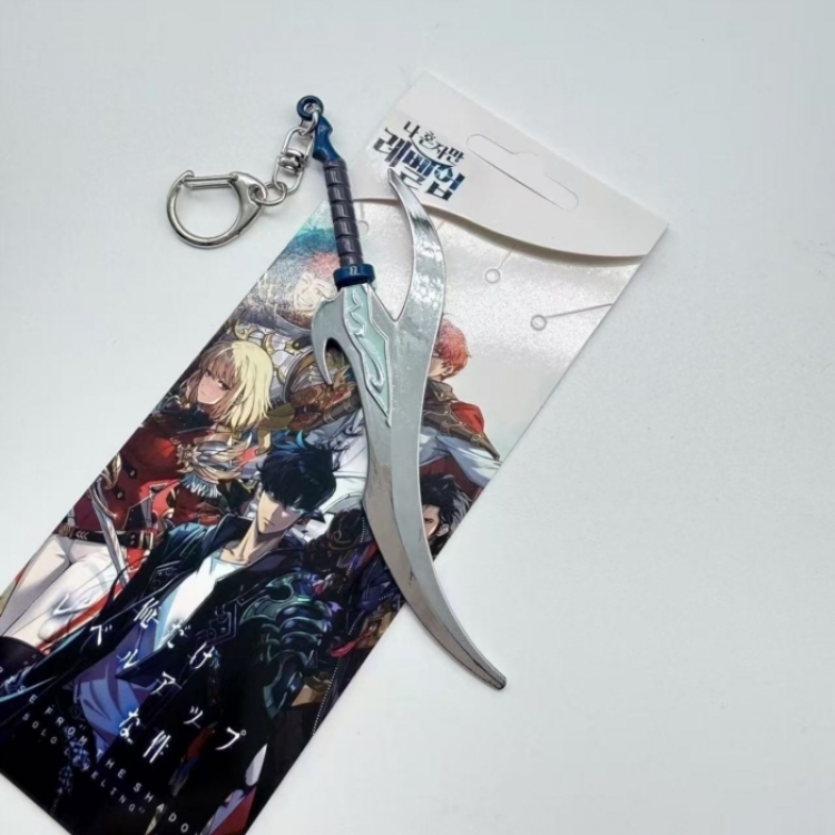 Solo Leveling:Arise Anime character metal keychain backpack pendant