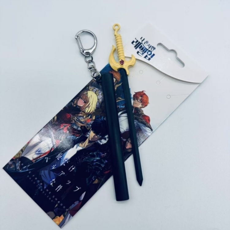 Solo Leveling:Arise Anime character metal keychain backpack pendant
