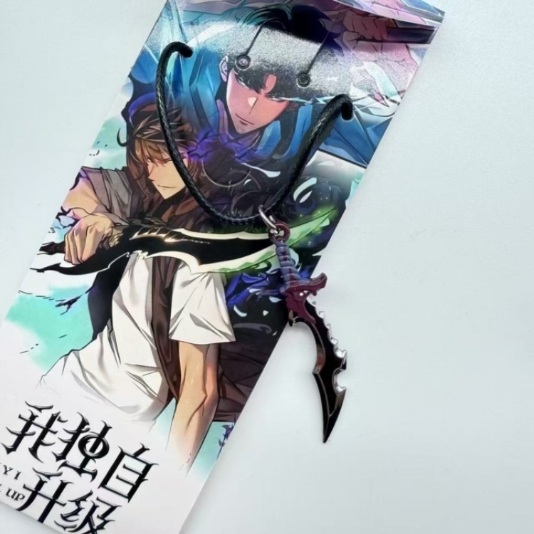 Solo Leveling:Arise Anime peripheral leather rope necklace pendant jewelry price for 5 pcs