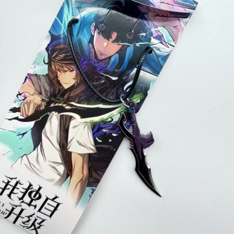 Solo Leveling:Arise Anime peripheral leather rope necklace pendant jewelry price for 5 pcs