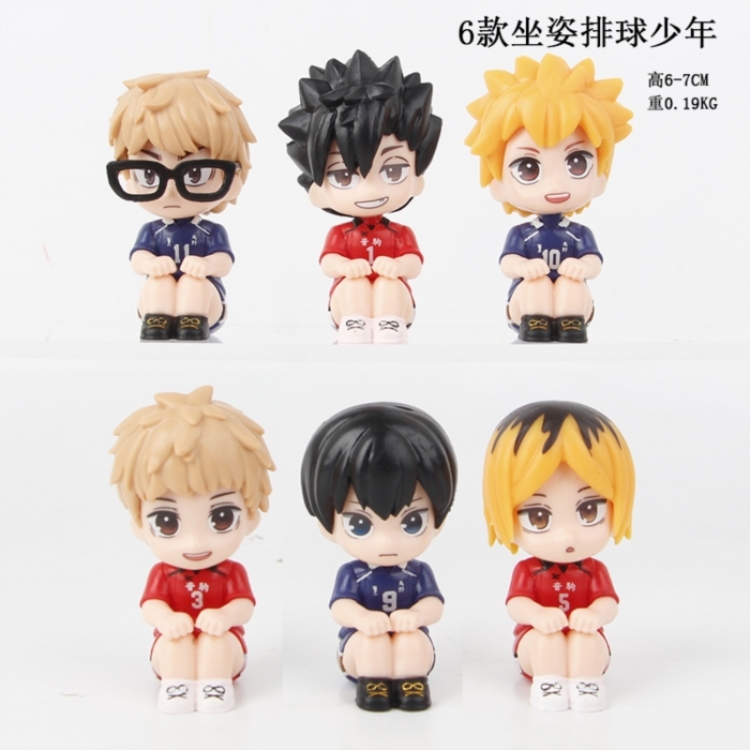 Haikyuu!! Bagged Figure Decoration Model 6cm a set of 6