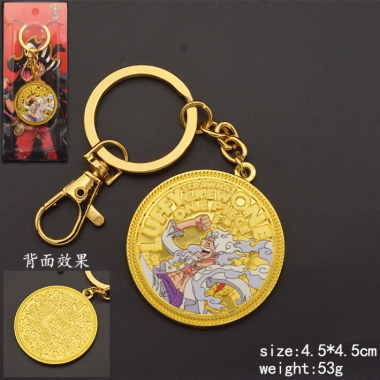 One Piece Anime peripheral metal keychain pendant