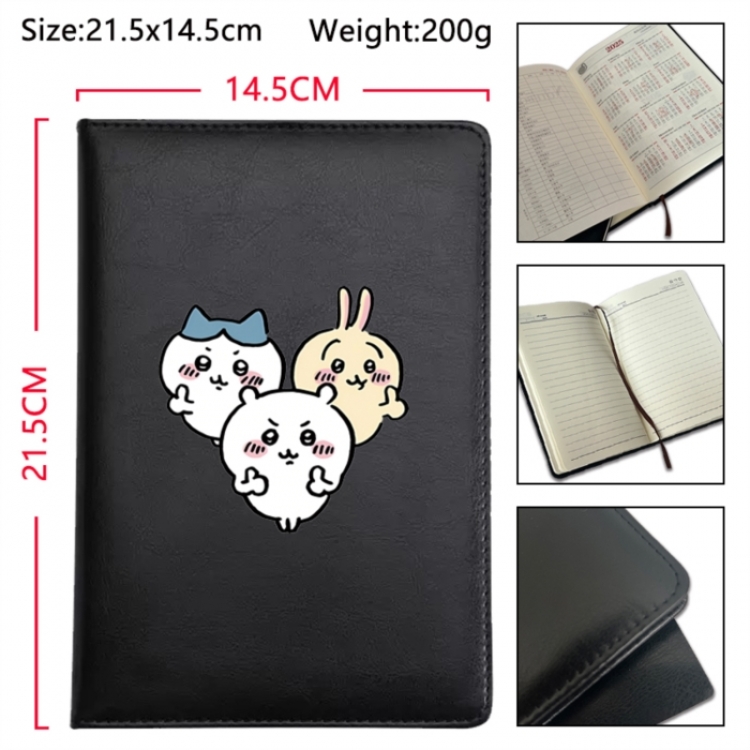 Chiikawa Anime Printed PU Car Thread Notebook Hard Cover 21.5x14.5cm