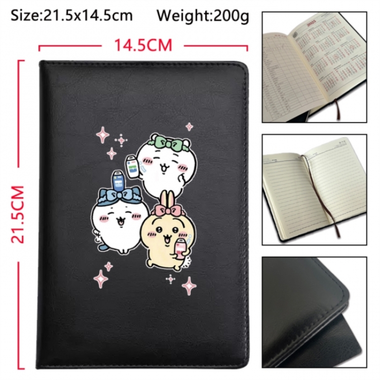 Chiikawa Anime Printed PU Car Thread Notebook Hard Cover 21.5x14.5cm