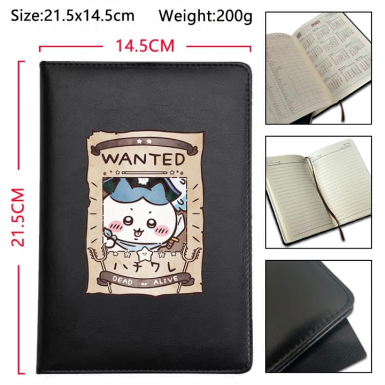 Chiikawa Anime Printed PU Car Thread Notebook Hard Cover 21.5x14.5cm