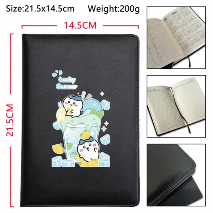 Chiikawa Anime Printed PU Car Thread Notebook Hard Cover 21.5x14.5cm