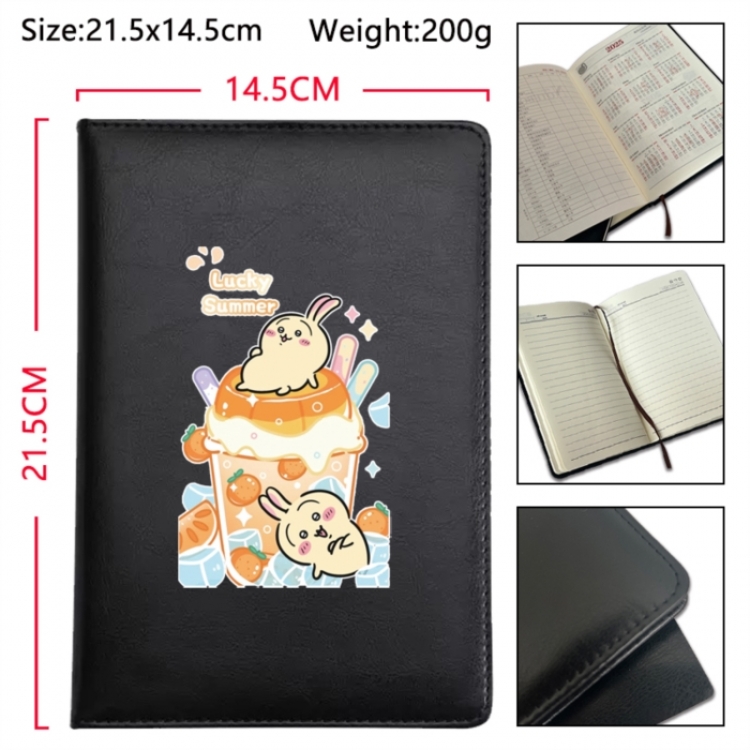 Chiikawa Anime Printed PU Car Thread Notebook Hard Cover 21.5x14.5cm