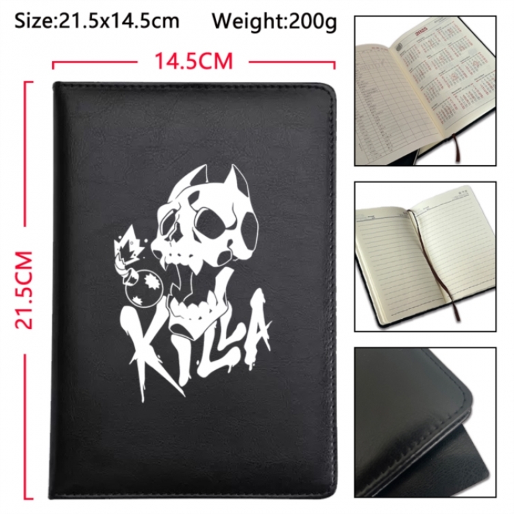 JoJos Bizarre Adventure Anime Printed PU Car Thread Notebook Hard Cover 21.5x14.5cm