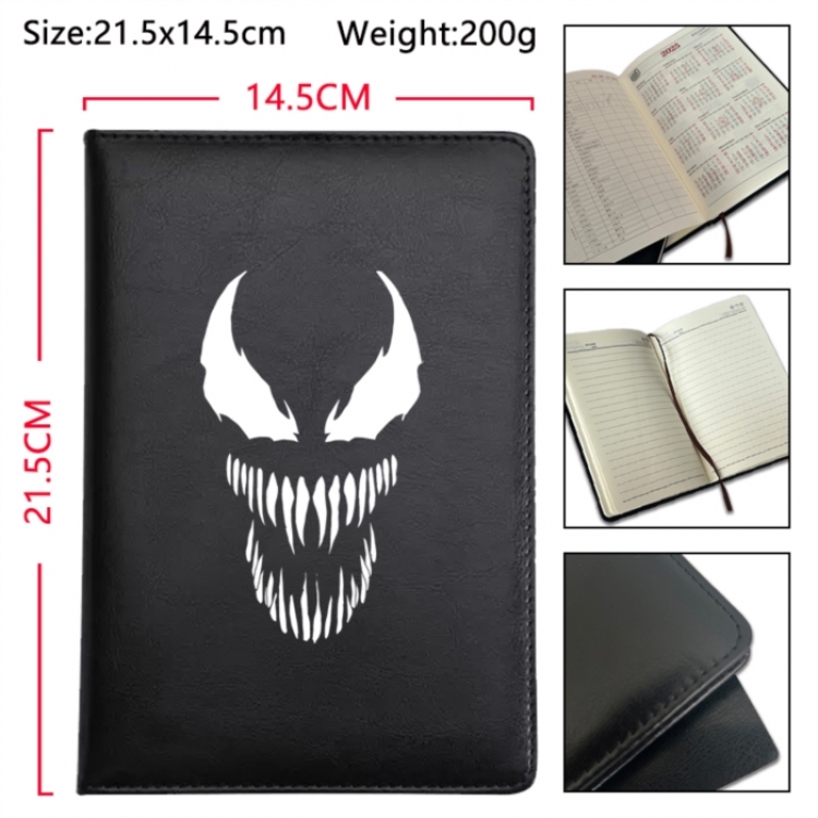 Superhero Anime Printed PU Car Thread Notebook Hard Cover 21.5x14.5cm