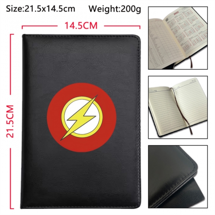 Superhero Anime Printed PU Car Thread Notebook Hard Cover 21.5x14.5cm
