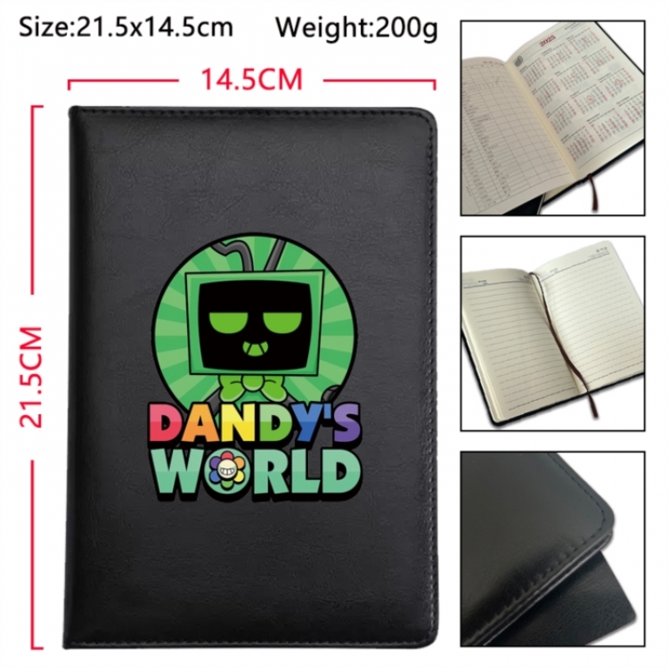 Dandy's World Anime Printed PU Car Thread Notebook Hard Cover 21.5x14.5cm