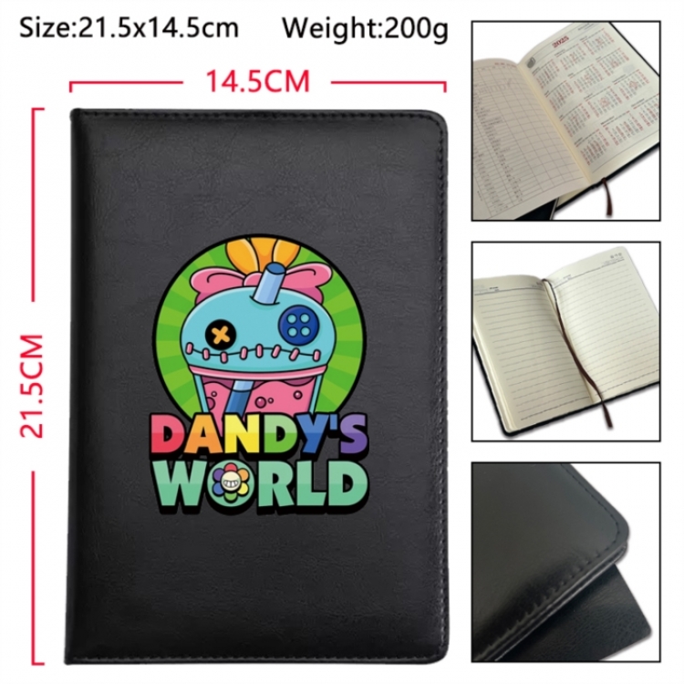 Dandy's World Anime Printed PU Car Thread Notebook Hard Cover 21.5x14.5cm