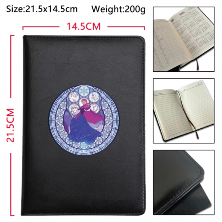 Disney Anime Printed PU Car Thread Notebook Hard Cover 21.5x14.5cm