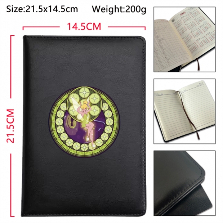 Disney Anime Printed PU Car Thread Notebook Hard Cover 21.5x14.5cm