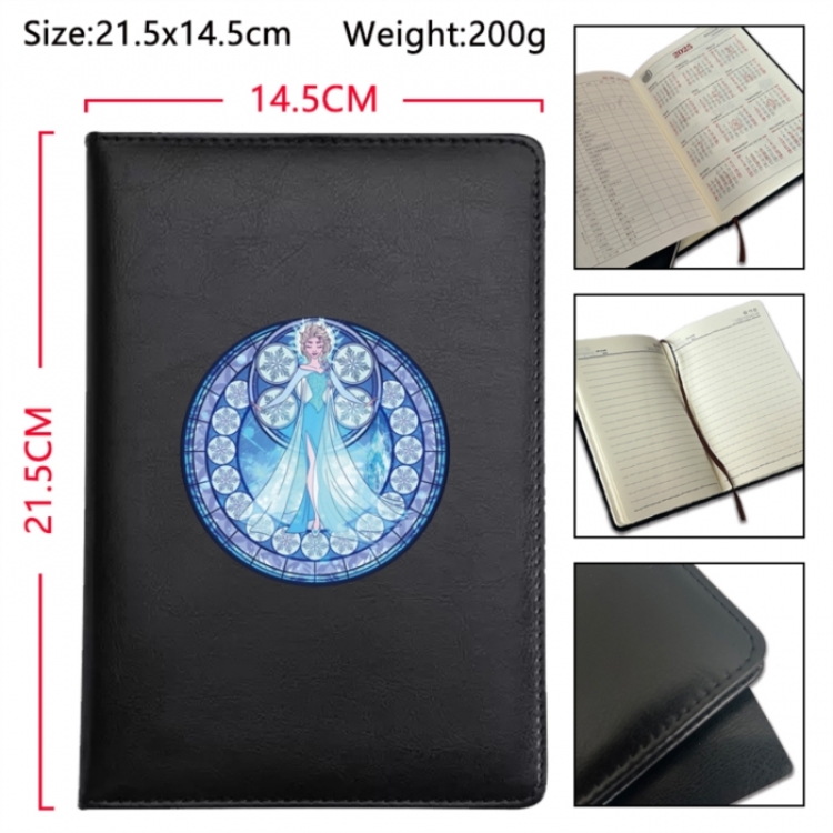 Disney Anime Printed PU Car Thread Notebook Hard Cover 21.5x14.5cm