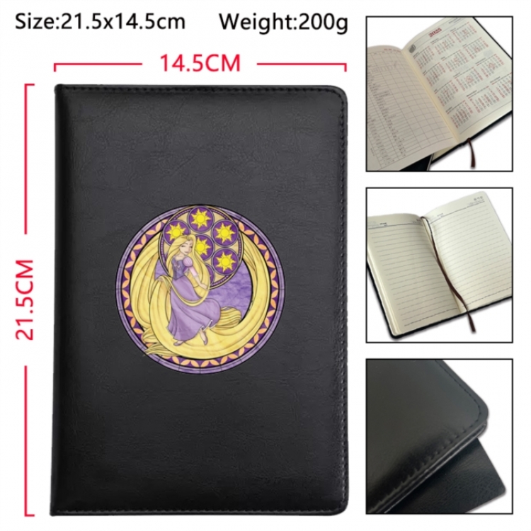 Disney Anime Printed PU Car Thread Notebook Hard Cover 21.5x14.5cm