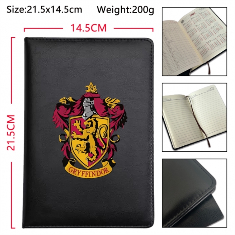 Harry Potter Anime Printed PU Car Thread Notebook Hard Cover 21.5x14.5cm
