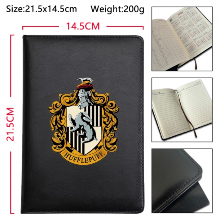 Harry Potter Anime Printed PU Car Thread Notebook Hard Cover 21.5x14.5cm