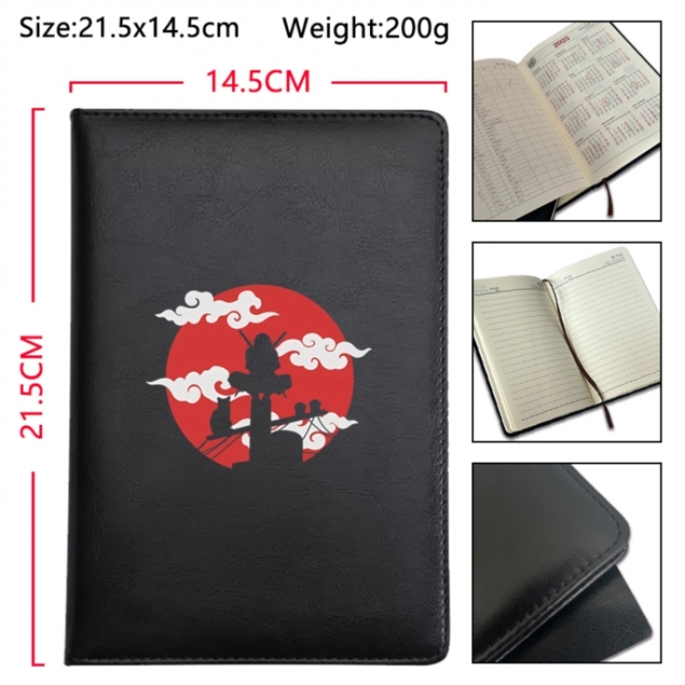 Naruto Anime Printed PU Car Thread Notebook Hard Cover 21.5x14.5cm