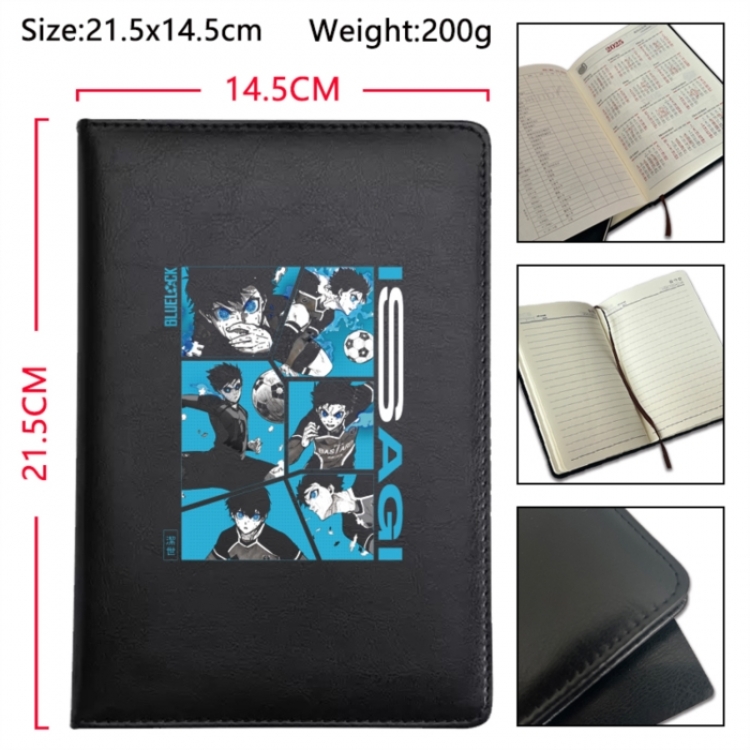 BLUE LOCK Anime Printed PU Car Thread Notebook Hard Cover 21.5x14.5cm