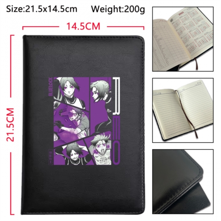BLUE LOCK Anime Printed PU Car Thread Notebook Hard Cover 21.5x14.5cm