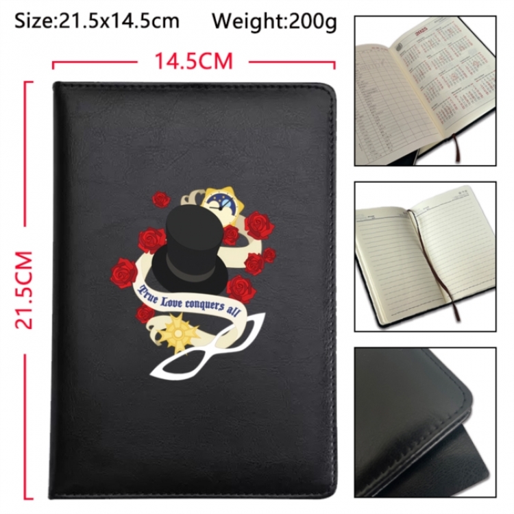 sailormoon Anime Printed PU Car Thread Notebook Hard Cover 21.5x14.5cm