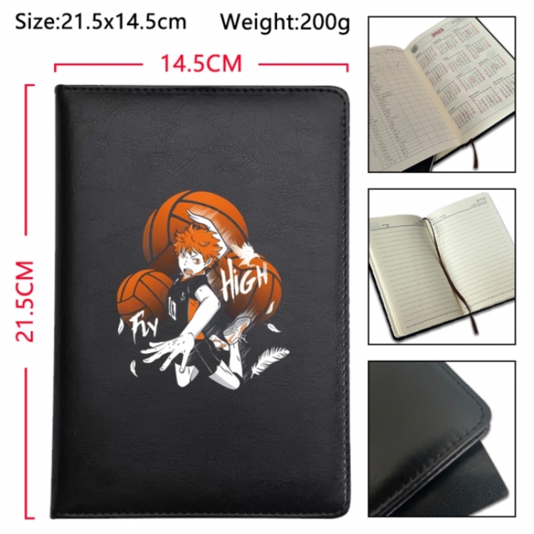 Haikyuu!! Anime Printed PU Car Thread Notebook Hard Cover 21.5x14.5cm