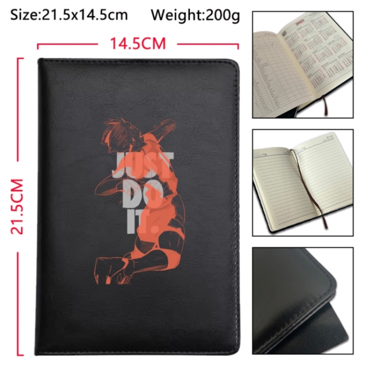 Haikyuu!! Anime Printed PU Car Thread Notebook Hard Cover 21.5x14.5cm