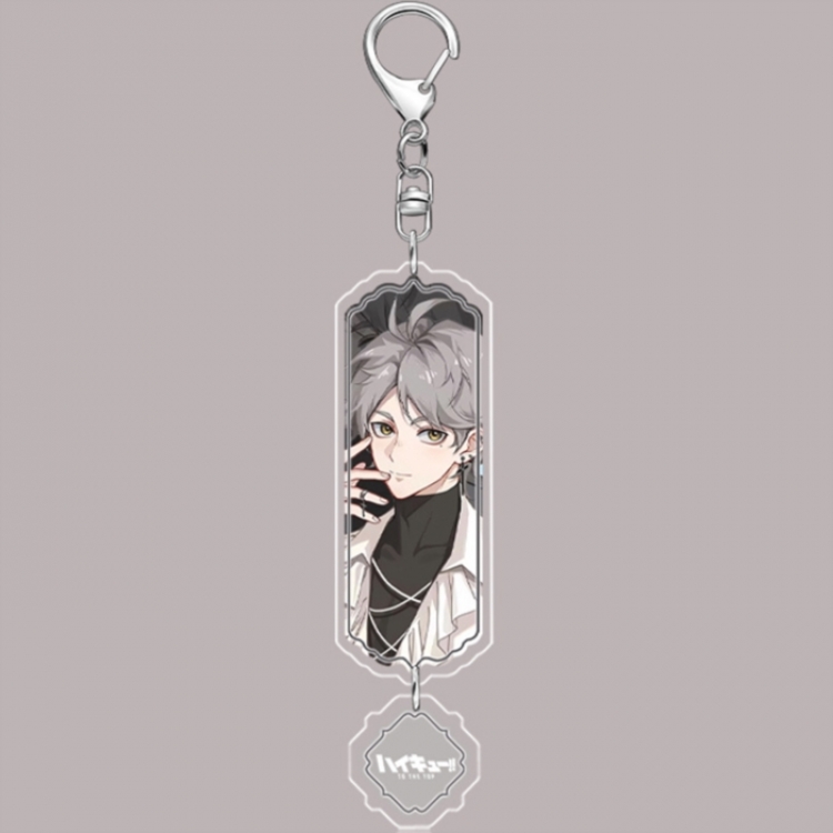 Haikyuu!! Anime acrylic Pendant Key Chain  price for 5 pcs 18550