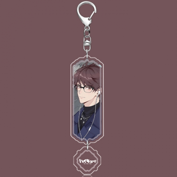 Haikyuu!! Anime acrylic Pendant Key Chain  price for 5 pcs 18549