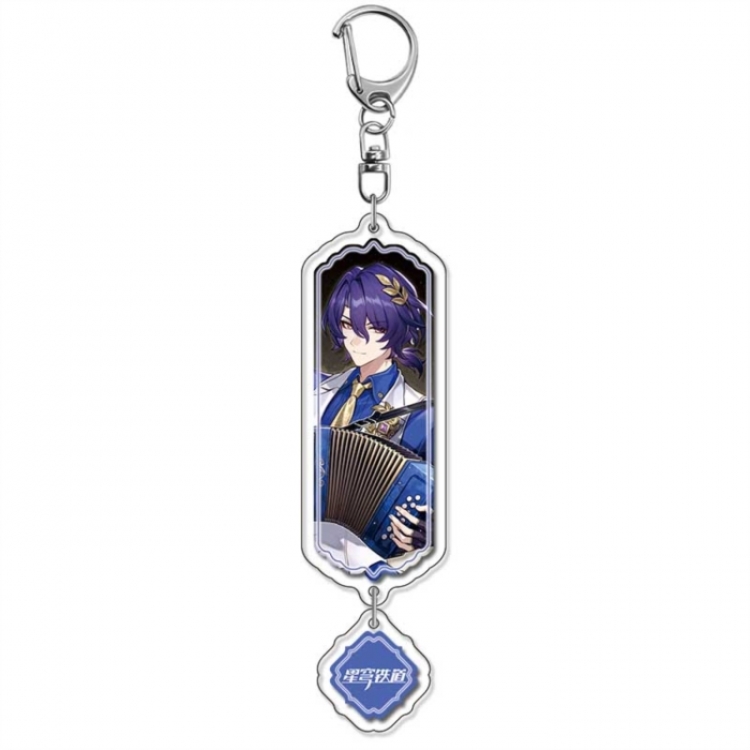 Honkai: Star Rail Anime acrylic Pendant Key Chain  price for 5 pcs 18562