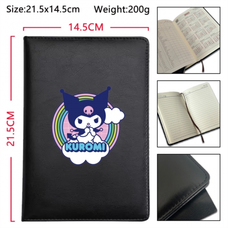 sanrio Anime Printed PU Car Thread Notebook Hard Cover 21.5x14.5cm