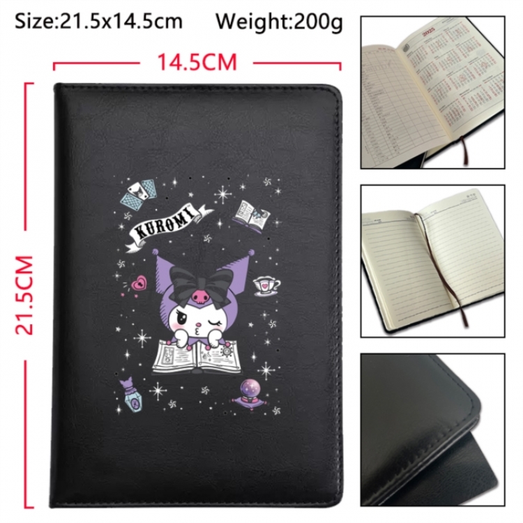 sanrio Anime Printed PU Car Thread Notebook Hard Cover 21.5x14.5cm