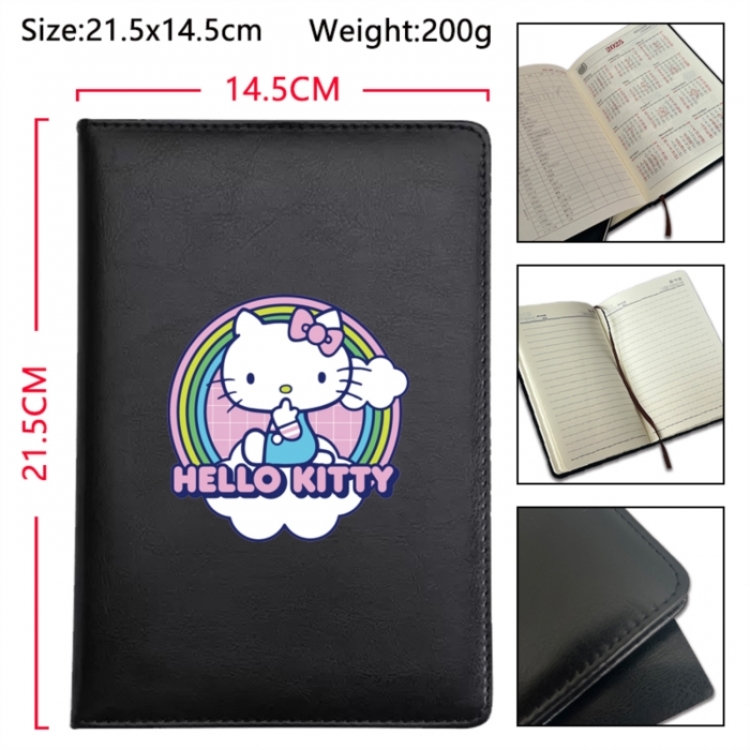 sanrio Anime Printed PU Car Thread Notebook Hard Cover 21.5x14.5cm