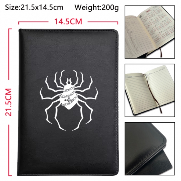 HunterXHunter Anime Printed PU Car Thread Notebook Hard Cover 21.5x14.5cm