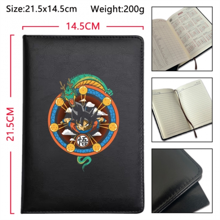 DRAGON BALL Anime Printed PU Car Thread Notebook Hard Cover 21.5x14.5cm