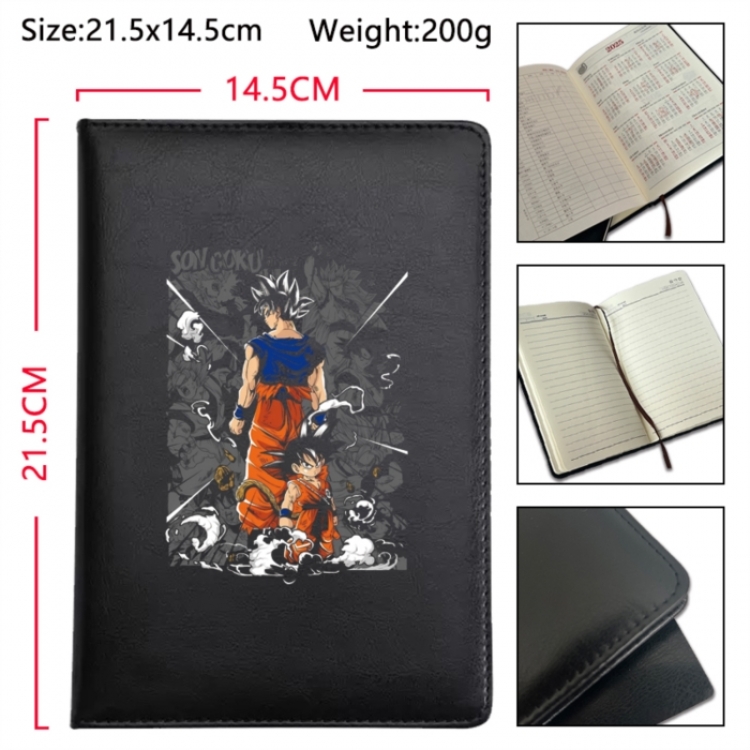 DRAGON BALL Anime Printed PU Car Thread Notebook Hard Cover 21.5x14.5cm