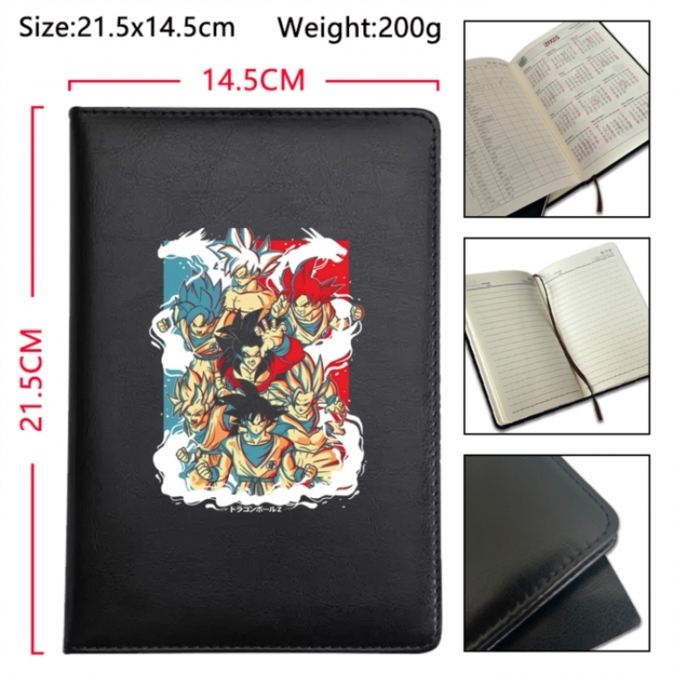 DRAGON BALL Anime Printed PU Car Thread Notebook Hard Cover 21.5x14.5cm