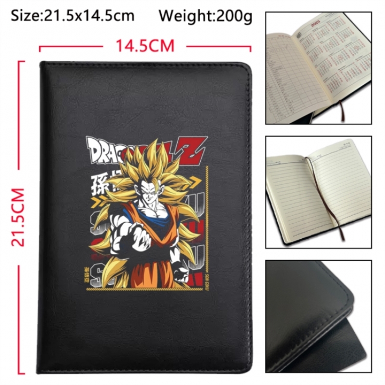 DRAGON BALL Anime Printed PU Car Thread Notebook Hard Cover 21.5x14.5cm