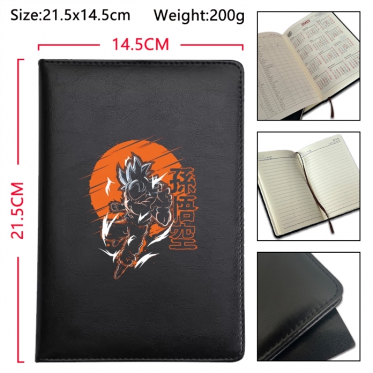 DRAGON BALL Anime Printed PU Car Thread Notebook Hard Cover 21.5x14.5cm
