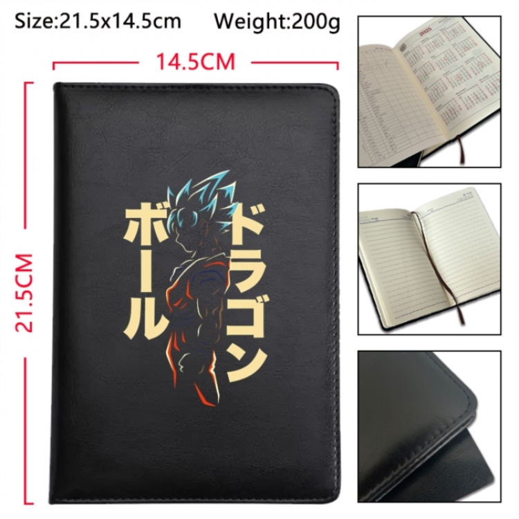 DRAGON BALL Anime Printed PU Car Thread Notebook Hard Cover 21.5x14.5cm