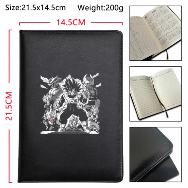 DRAGON BALL Anime Printed PU Car Thread Notebook Hard Cover 21.5x14.5cm