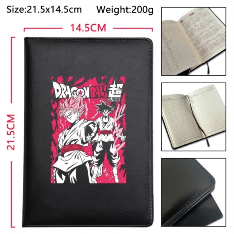 DRAGON BALL Anime Printed PU Car Thread Notebook Hard Cover 21.5x14.5cm