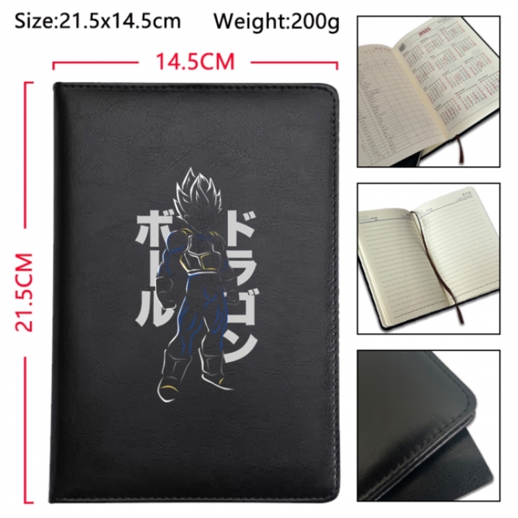 DRAGON BALL Anime Printed PU Car Thread Notebook Hard Cover 21.5x14.5cm