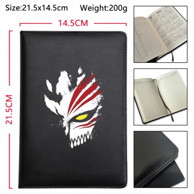Bleach Anime Printed PU Car Thread Notebook Hard Cover 21.5x14.5cm