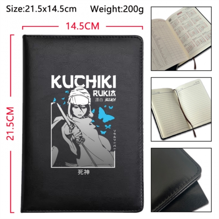 Bleach Anime Printed PU Car Thread Notebook Hard Cover 21.5x14.5cm