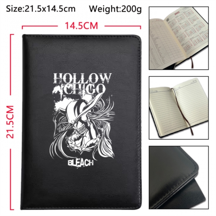 Bleach Anime Printed PU Car Thread Notebook Hard Cover 21.5x14.5cm