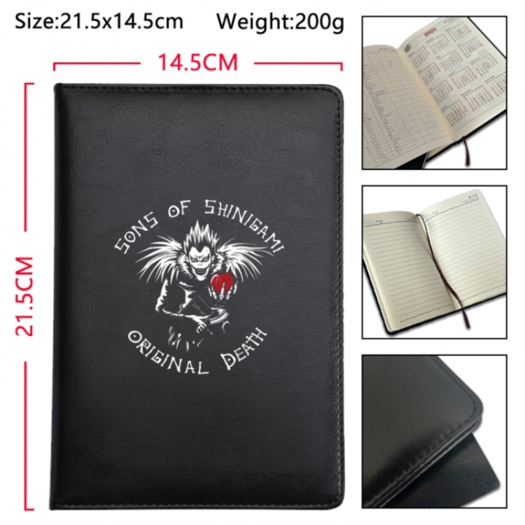 Death note Anime Printed PU Car Thread Notebook Hard Cover 21.5x14.5cm