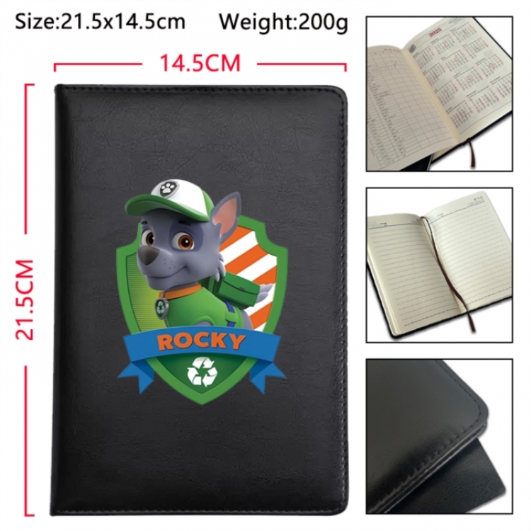 PAW Patrol Anime Printed PU Car Thread Notebook Hard Cover 21.5x14.5cm